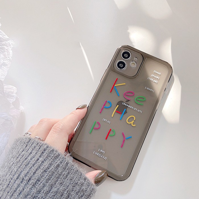 Ốp lưng iphone Keephappy trong cạnh vuông BVC 6/6plus/6s/6splus/7/7plus/8/8plus/x/xr/xs/11/12/13/pro/max/plus/promax | BigBuy360 - bigbuy360.vn