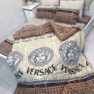 set chăn phao ga gối VERSACE