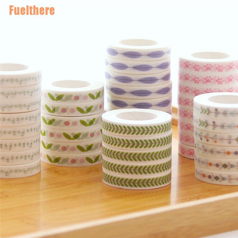 (Hàng Mới Về) Cuộn Băng Keo Giấy Mỏng Trang Trí 7mm X 10m | BigBuy360 - bigbuy360.vn