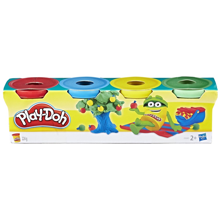 [Mã LIFET1505 giảm 80K đơn 250K] Đồ Chơi PLAYDOH Combo Bột Nặn 4 Màu Và Bột Nặn 4 Màu Mini CBB5517-23241-25