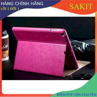 Bao Da Màu Trơn Cao Cấp Ipad 5/ 6 Ipad Air- Ipad Air2 - Ipad Pro 9.7( Ipad Gen 5- Gen 6 ).
