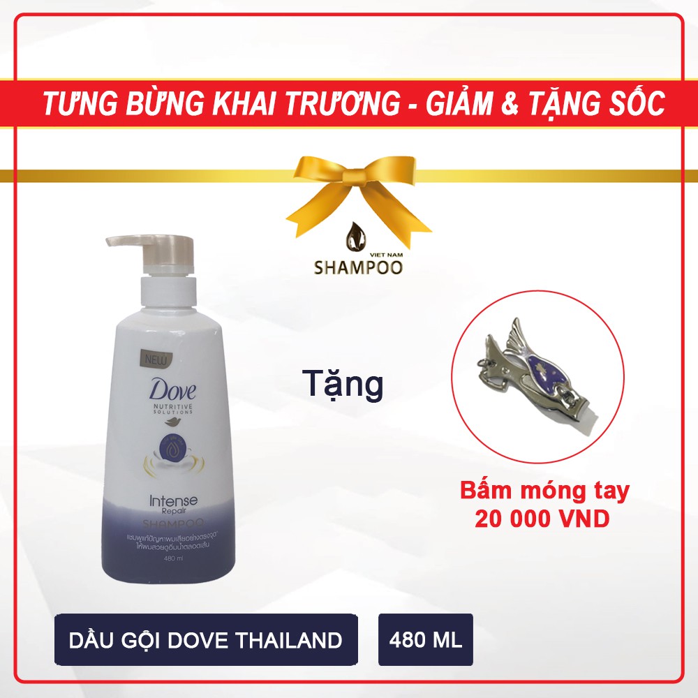 Combo Bộ Dầu Gội, Xả Dove 450 ML - Thái Lan DG 31