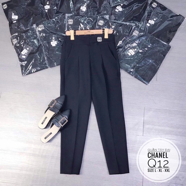 Bigsize Quần tây đai cha. nel Q12