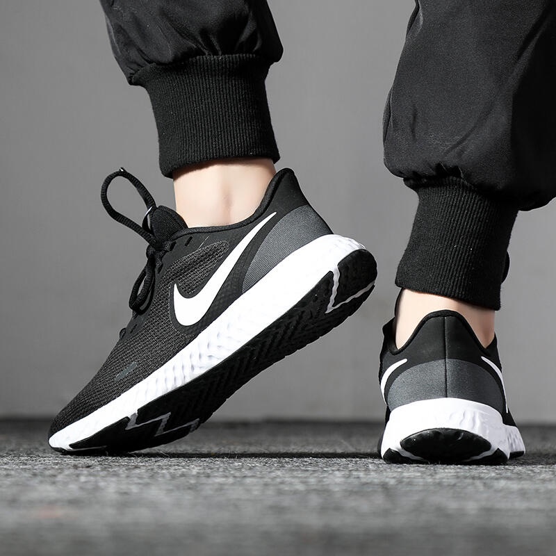 Giày Chạy Bộ Nike Revolution Chính Hãng 🔴SIMPLE SNEAKER🔴 Nike Revolution 5 Core Black Womens Running Auth