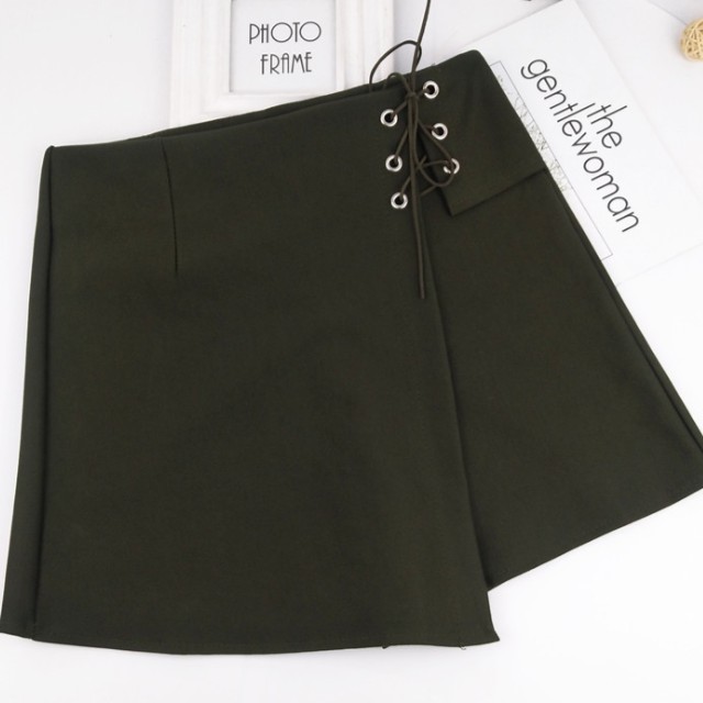 Váy quần công sở cạp cao thắt nơ ôm sát hông tôn dáng