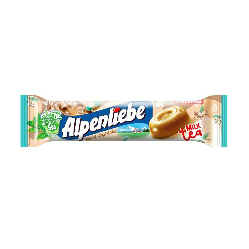 túi 16 thỏi kẹo alpenliebe hồng trà sữa bưởi mật ong  512g