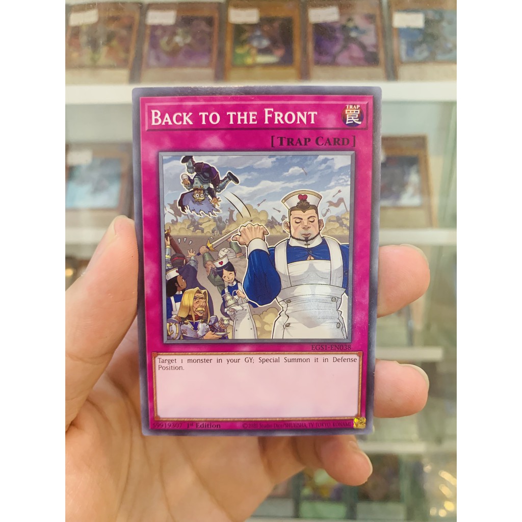 Thẻ Bài YugiOh! Mã EGS1-EN038 - Back to the Front - Common - 1st Edition