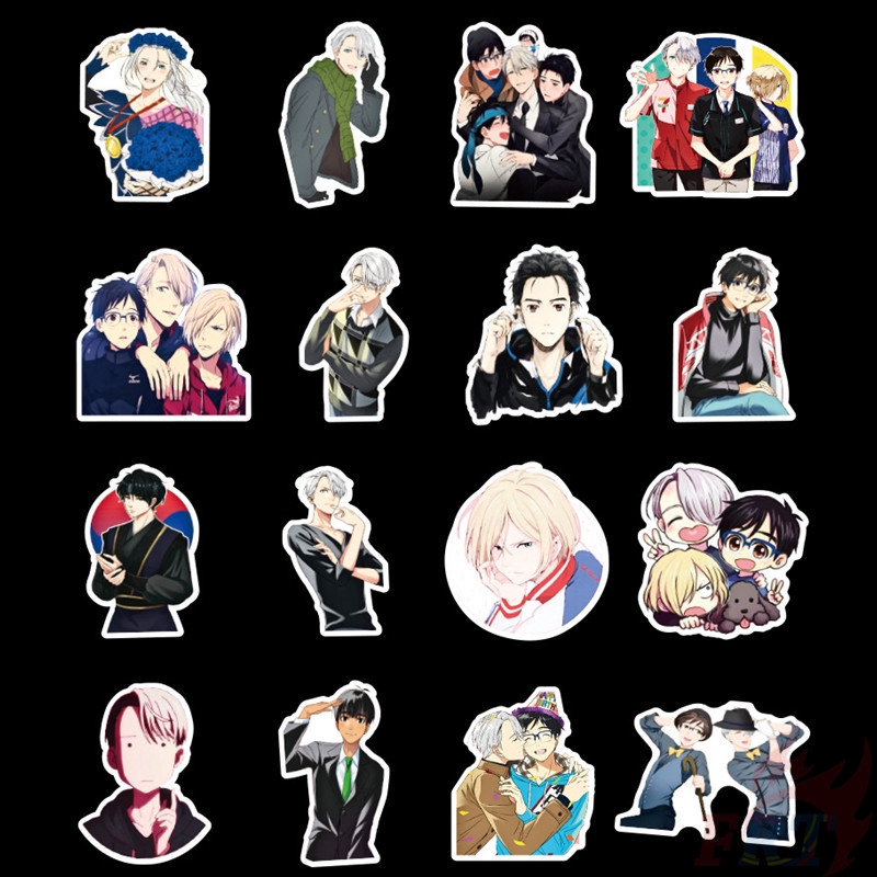 ❉ YURI!!! on ICE - Series 02 Anime Stickers ❉ 50Pcs/Set Mixed Luggage Laptop Skateboard Doodle Stickers