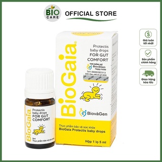 Men BioGaia Protectis, men tiêu hóa bổ sung, cải thiện hệ vi sinh đường ruột Thụy Điển 5ml