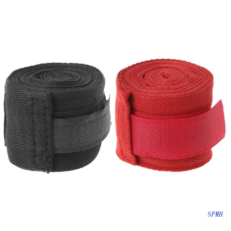 Bộ 2 Cuộn Băng Quấn Bảo Vệ Cổ Tay Bằng Cotton Dùng Tập Boxing / Muay Thai