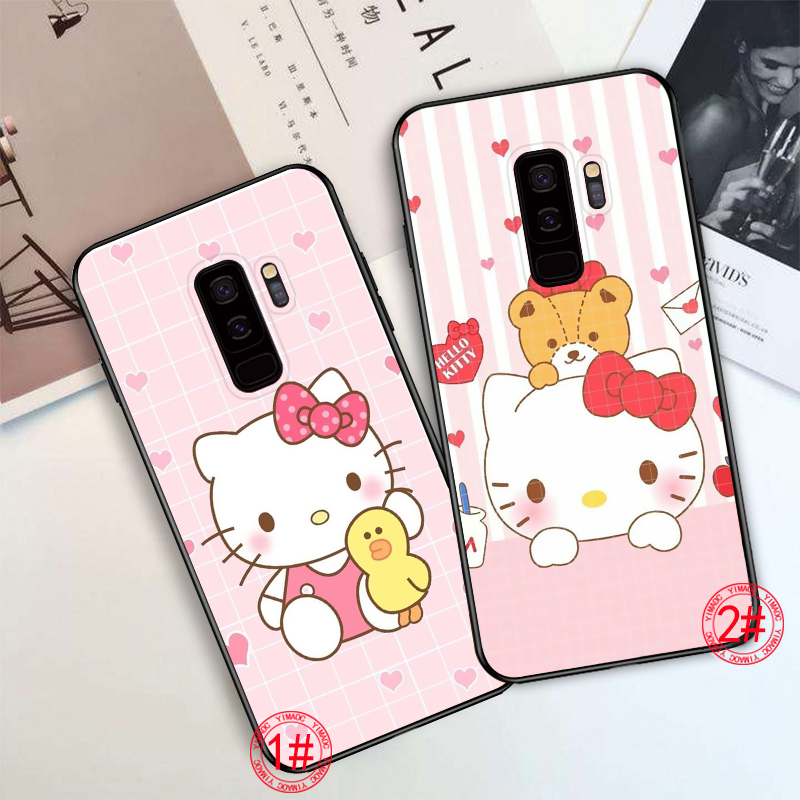 Ốp điện thoại mềm in hình vẽ Hello Kitty dễ thương 73U dành cho Samsung S7 Edge S8 S9 S10 Plus Plus S10E