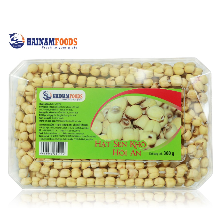 HẠT SEN KHÔ HỘI AN 300G