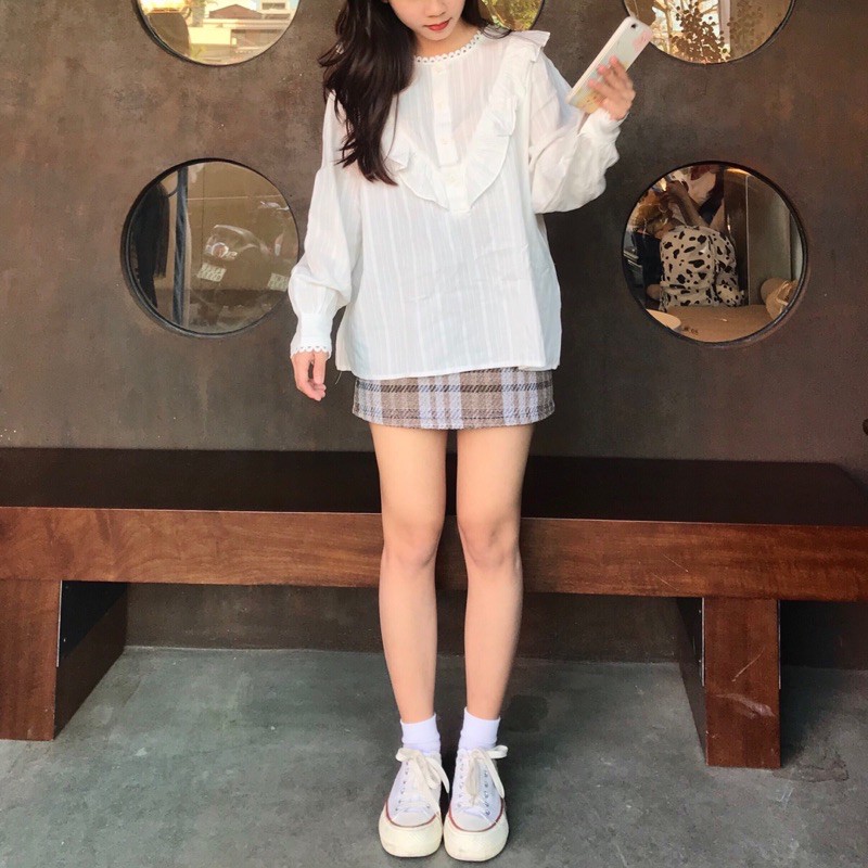 ÁO BABYDOLL REN NGỰC ULZZANG (ảnh thật/sẵn)
