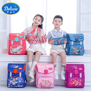 Cặp học sinh chống gù cho bé học tiểu học Delune dòng XDB11