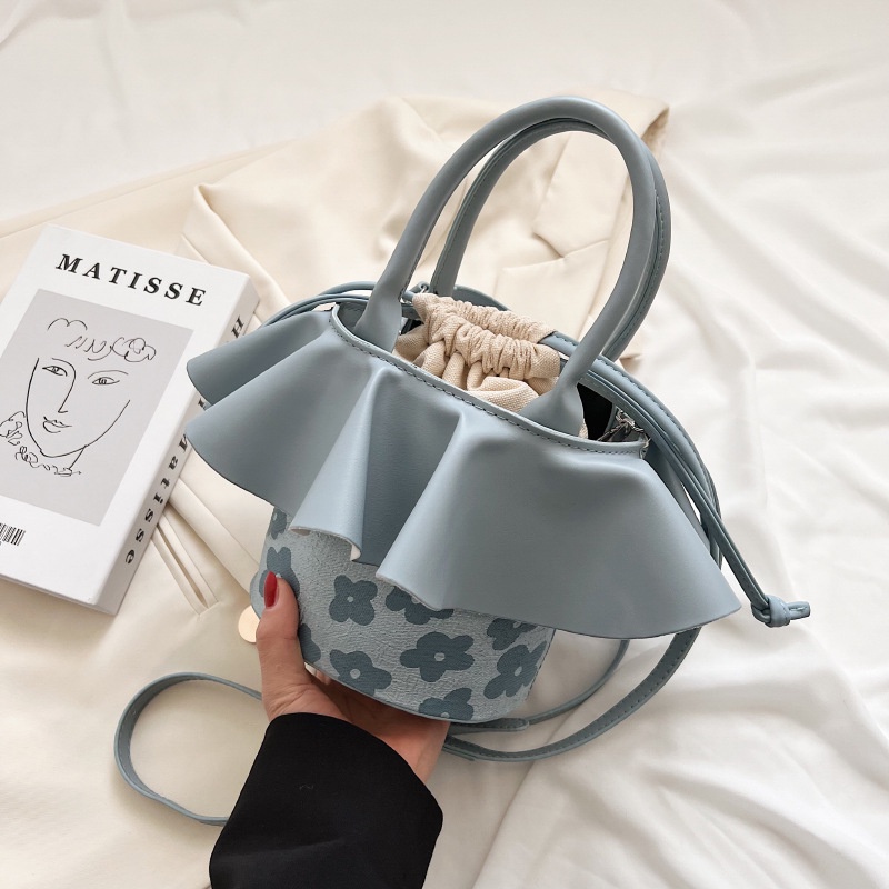 Túi Đeo Vai Phối Ren Phong Cách Hàn Quốc Thời Trang Cho Nữ