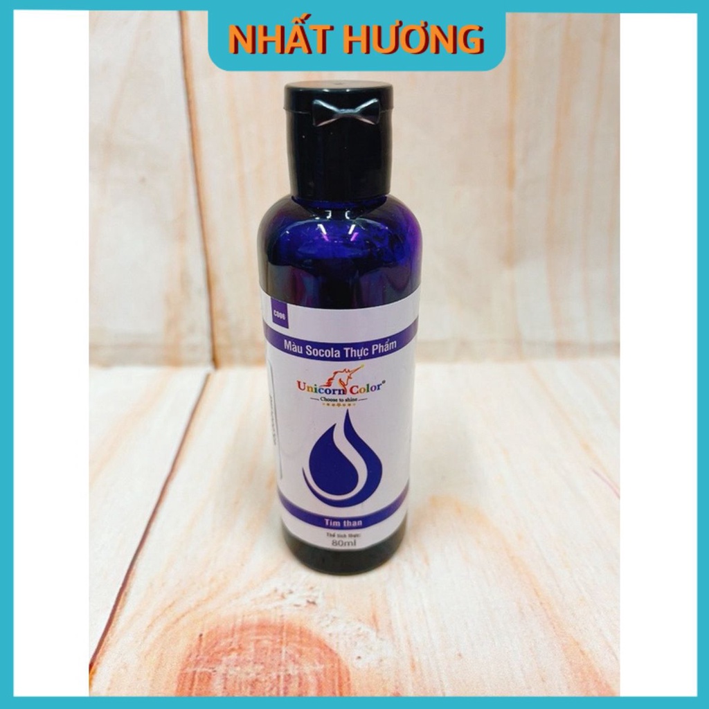 Màu Tím Than Pha Socola 80ml