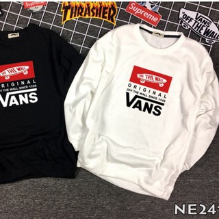 [Ảnh thật] Áo sweater Vans - nỉ bông tay dài Unisex NE241 Cam kết uy tín