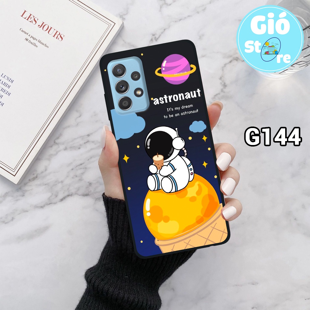 Ốp điện thoại  in hình vũ trụ ss A13 4G/A23 4G/A33 5G/A53 5G/A73 5G , phi hành gia,lưng nhựa cứng viền dẻo