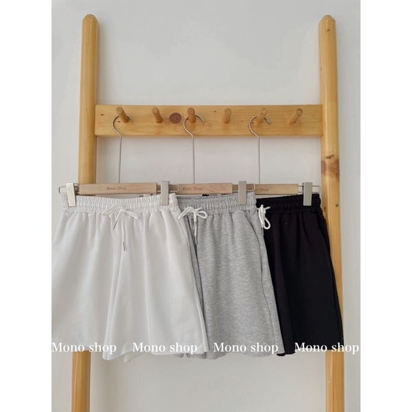 Quần thun trơn lưng chun hai túi, Quần short thun hai túi (ảnh thật/sẵn)