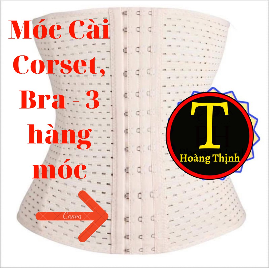 Móc Cài Corset, Bra - 3 hàng móc
