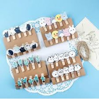 Kẹp Gỗ Treo Hình Siêu cute
