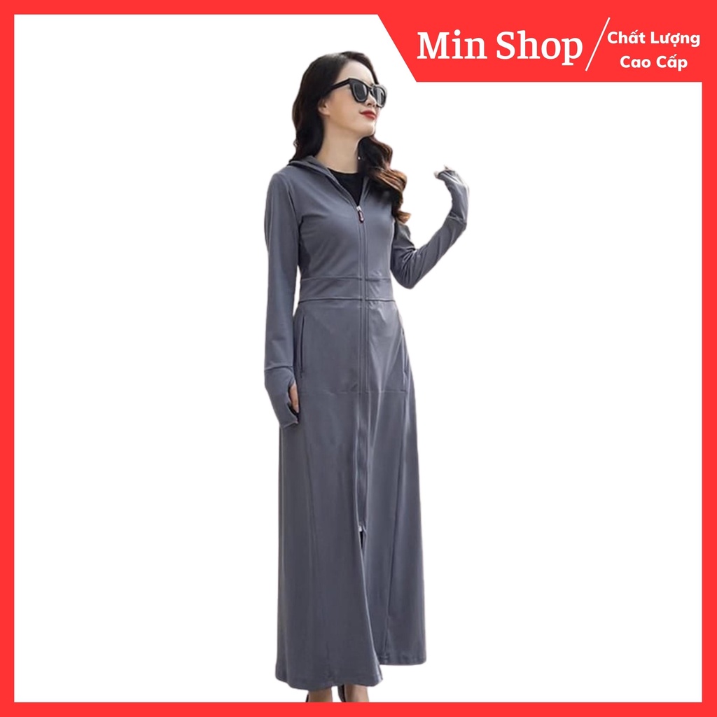 Áo chống nắng nữ toàn thân 2 lớp chống tia uv kèm khẩu trang | BigBuy360 - bigbuy360.vn