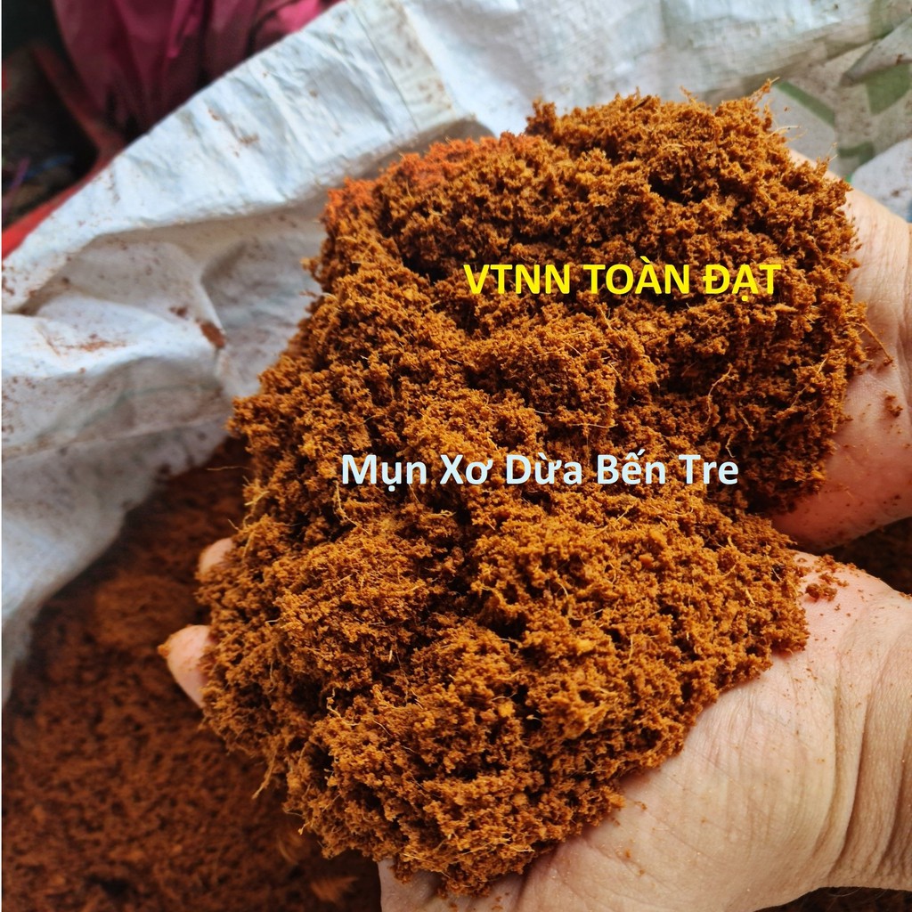 Mụn Xơ Dừa Trông Cây, Giá thể Trồng Rau Màu, Hoa Hồng, Cây Kiểng