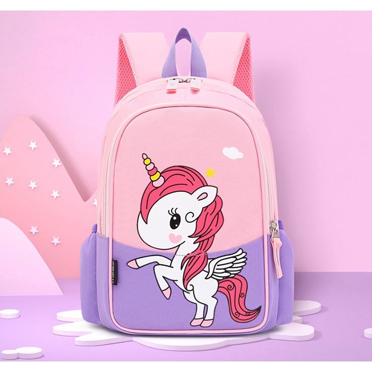 Balo Siêu Nhẹ Hình Kì Lân Pony đáng yêu cho bé