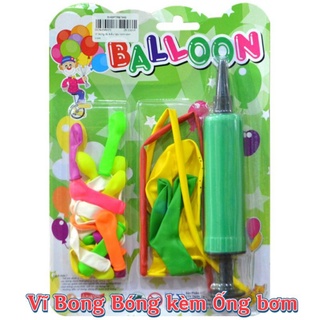 Vĩ Đồ Chơi Bong Bóng kèm ống bơm