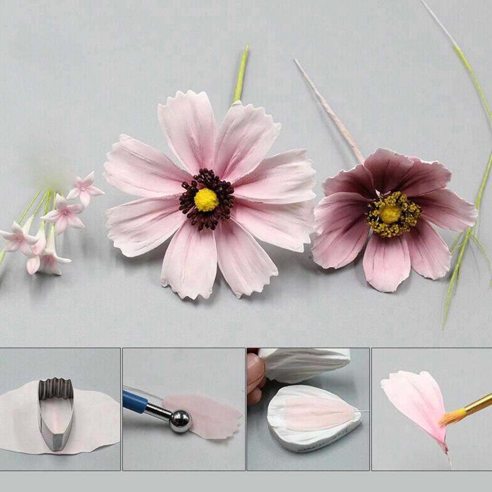 Khuôn Cắt Tạo Hình Cánh Hoa Trang Trí Bánh Stainless steel Sakura flower mold