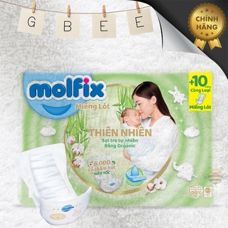 Miếng lót thiên nhiên molfix newborn nb1 90+10, nb2 60+6