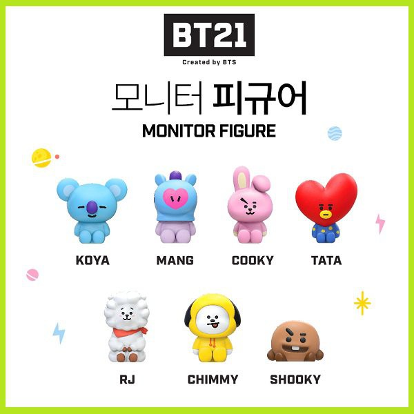 Monitor figure BT21 - mô hình BT21 chính hãng