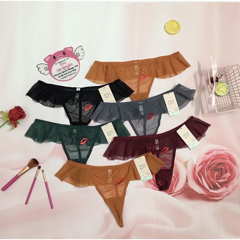 [Lọt khe] Quần lót siêu sexy ren mềm không ngứa