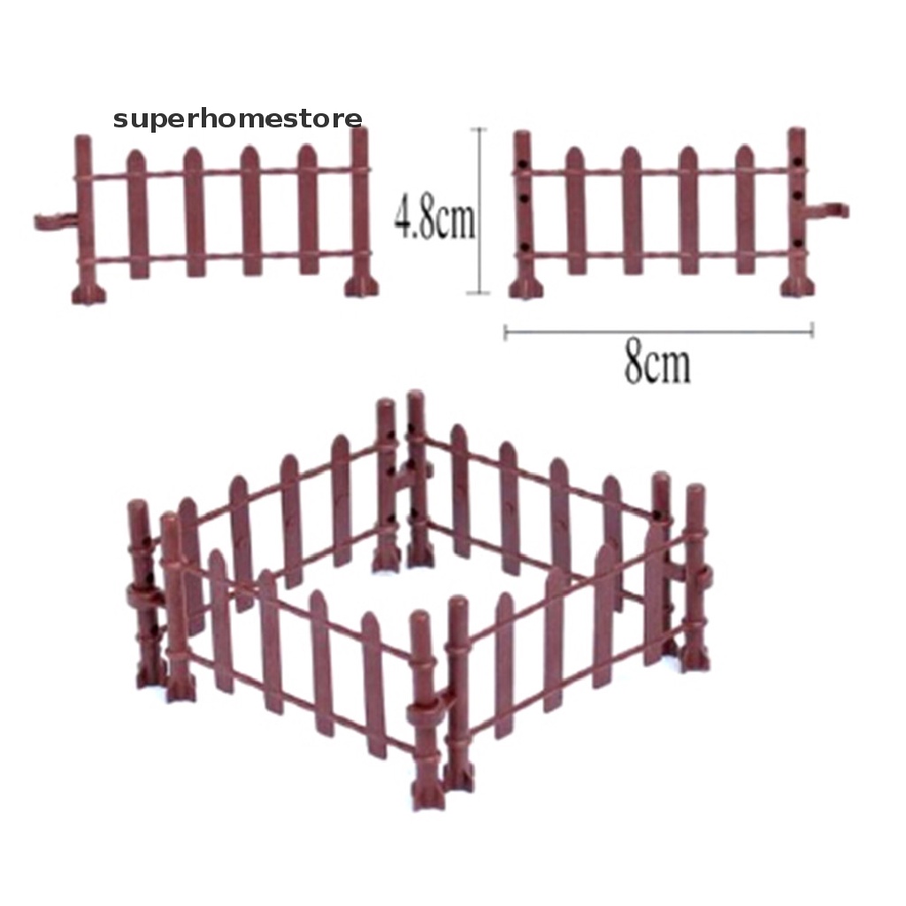 Set 10 Hàng Rào Động Vật Nông Trại Đồ Chơi Mô Phỏng Hàng Rào Quân Đội Cho Trẻ Em