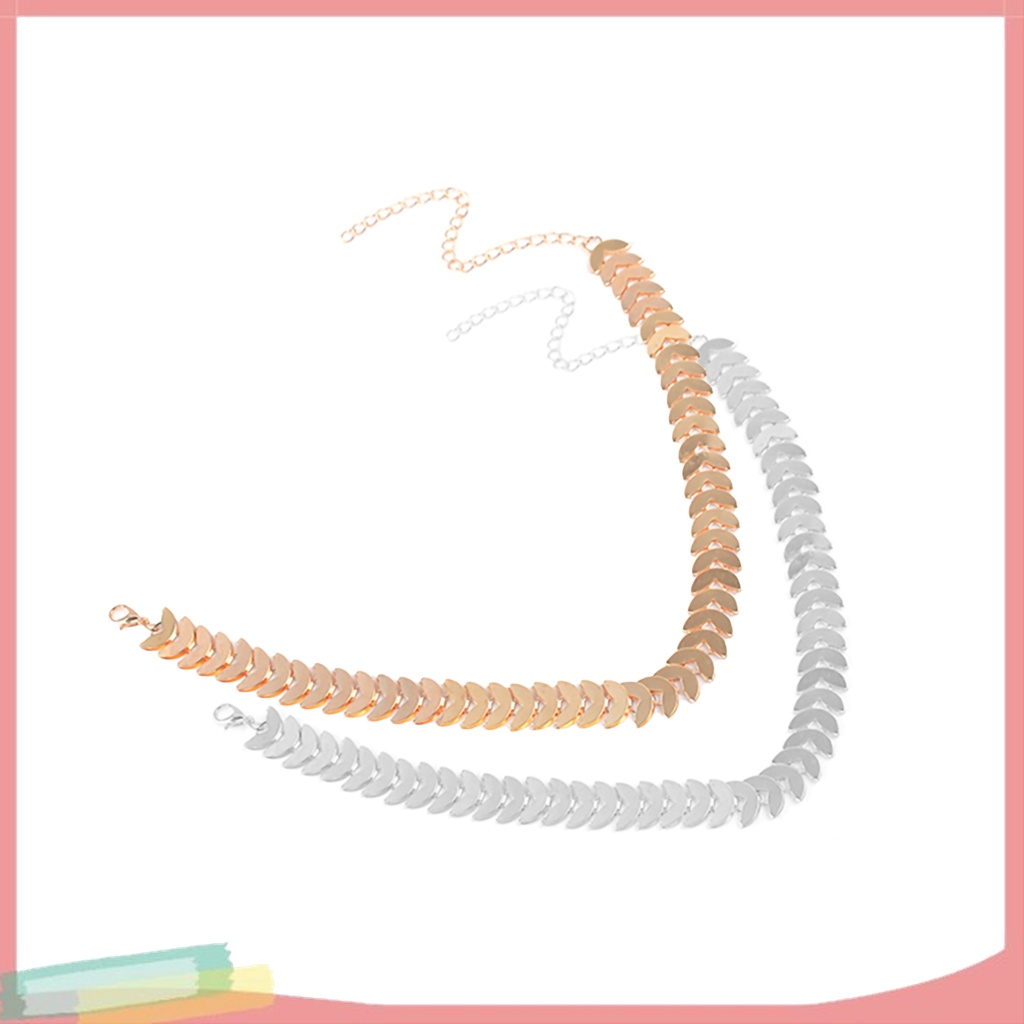 Vòng Cổ Choker Bằng Hợp Kim Họa Tiết Lá Độc Đáo Cá Tính Cho Nữ