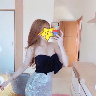 SET VÁY KIM SA ☆ ÁO CÚP NƠ NGỰC