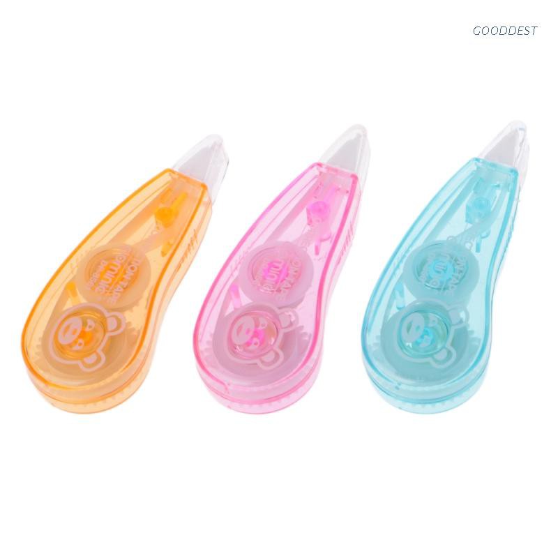 Bút xóa kéo màu trắng cao cấp thiết kế vỏ trong suốt dễ sử dụng chống đứt dành cho văn phòng trường học