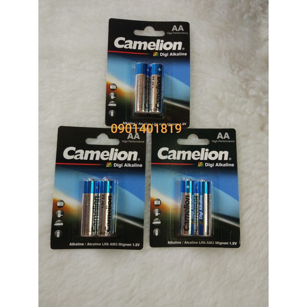 Pin camelion AlKALINE 2A/2 viên (Hàng chính hãng)