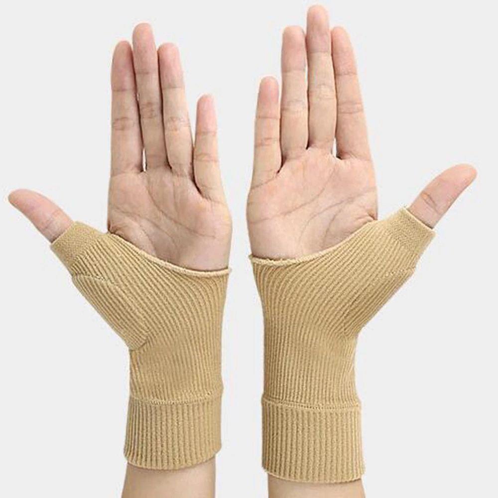 1 Cặp Băng Quấn Bảo Vệ Cổ Tay Bằng Silicone Tiện Dụng