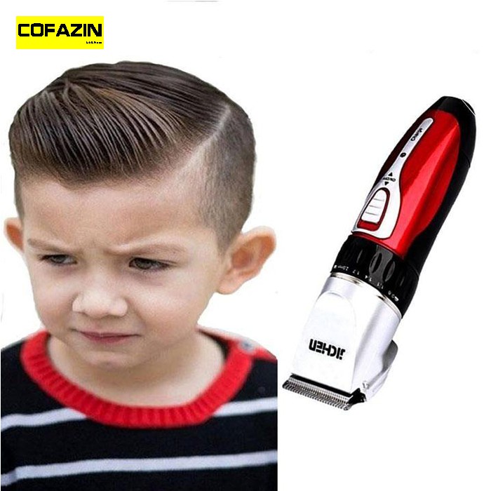 Tông đơ cắt tóc, tông đơ JiChen cắt tóc gia đình kèm pin