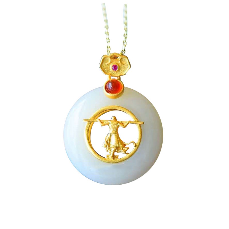 Vòng cổ Mặt Đá Ngọc Bích Xinh Xắn Chất Lượng