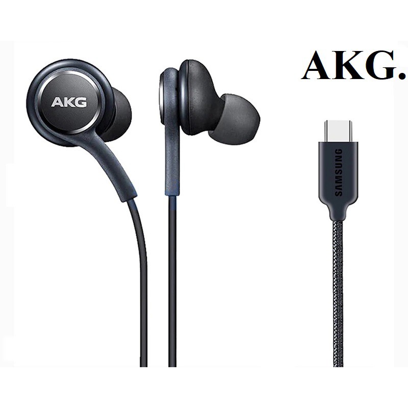 Tai nghe AKG  chân Type C chính hãng dùng cho tất cả các loại điện thoại, tặng 4 nút tai phụ