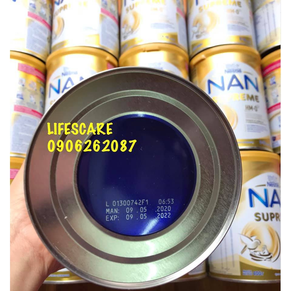 [Dòng Thuỷ Phân Cho Bé Dị Ứng Đạm Bò] Sữa Bột Nan Supreme 3, Hộp 400g