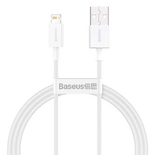 Cáp sạc lightning Baseus Sạc nhanh cho iPhone/ iPad (2.4A, 480Mbps, Fast charge, ABS/ TPE Cable)