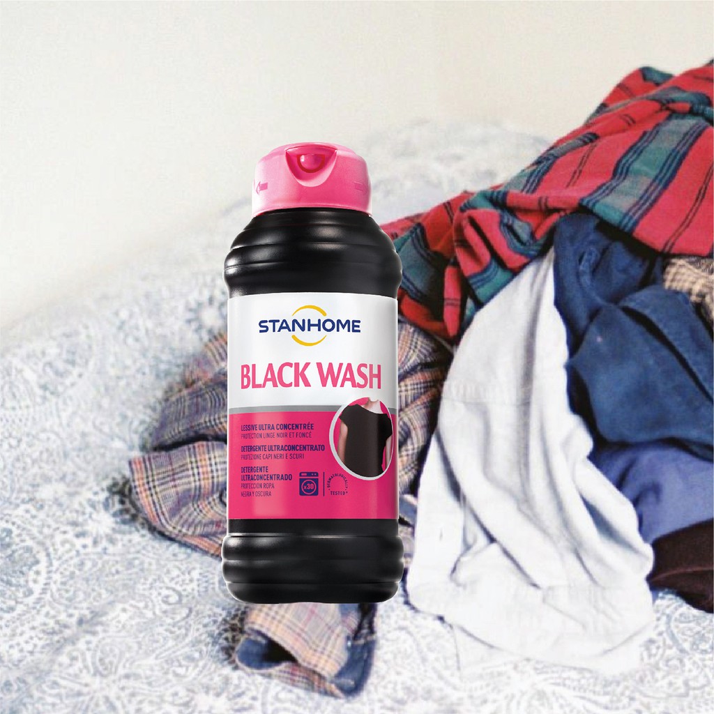 Nước giặt cho đồ tối màu Stanhome black wash 750ml