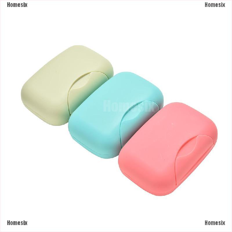 [zHMSI] Home Bathroom Shower Travel Hiking Soap Box Dish Plate Holder Case Container TYU