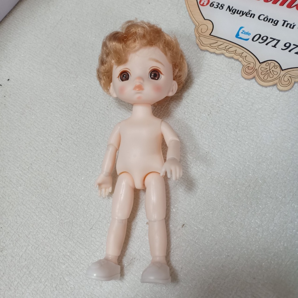 Búp Bê Bé Trai Cao 16cm Trơn Không Kèm Đồ Tặng Kèm Giày Animedolls 638 NCT Về 15 Mẫu