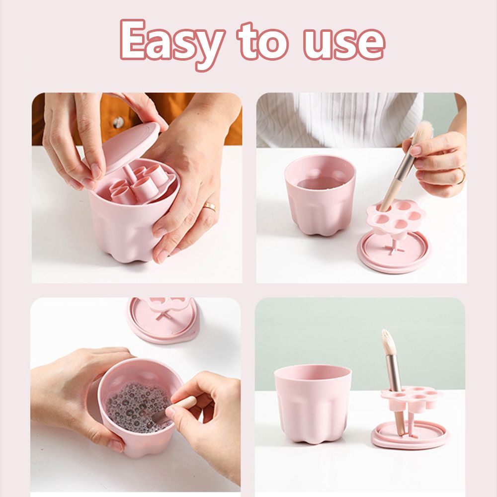 Giá Đỡ Phơi Khô Cọ Trang Điểm Tiện Lợi Dành Cho Nữ