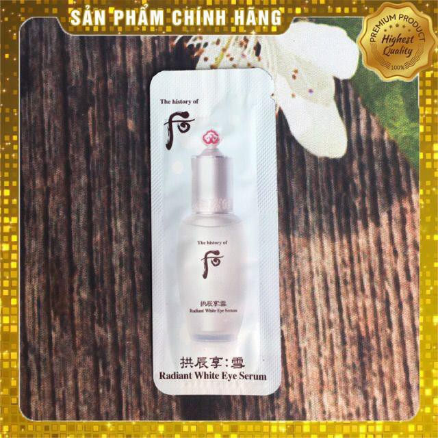 Set 10 gói sample Serum mắt chống thâm vùng mắt Whoo super hydrating Eye essence