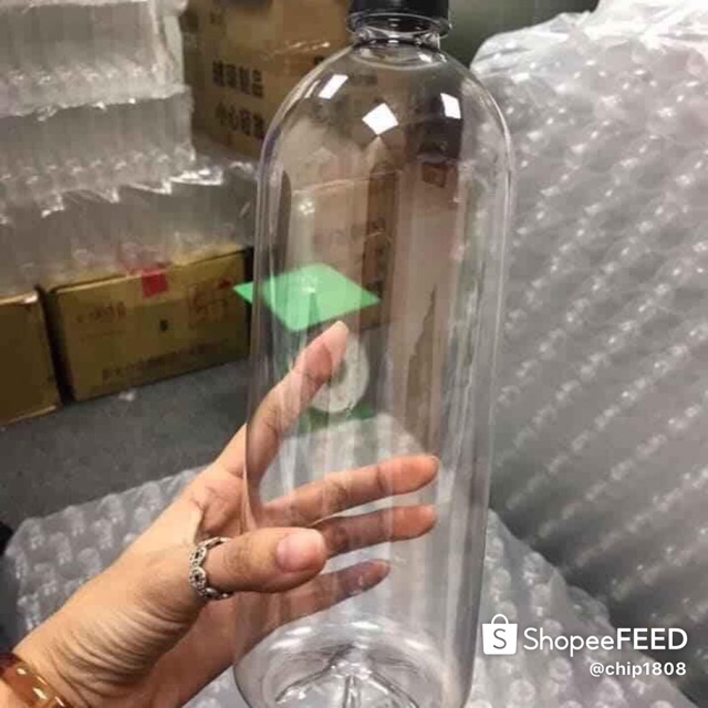 Chai nhựa pet 1000ml và 500ml
